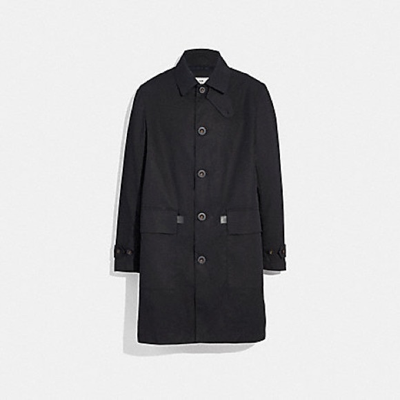 Men’s Coach Peacoat in Black - XS - Picture 1 of 4
